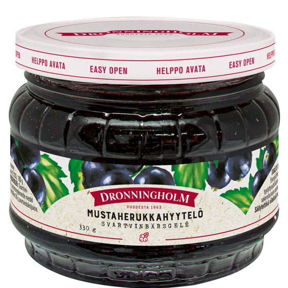Dronningholm blackcurrant jelly 330g